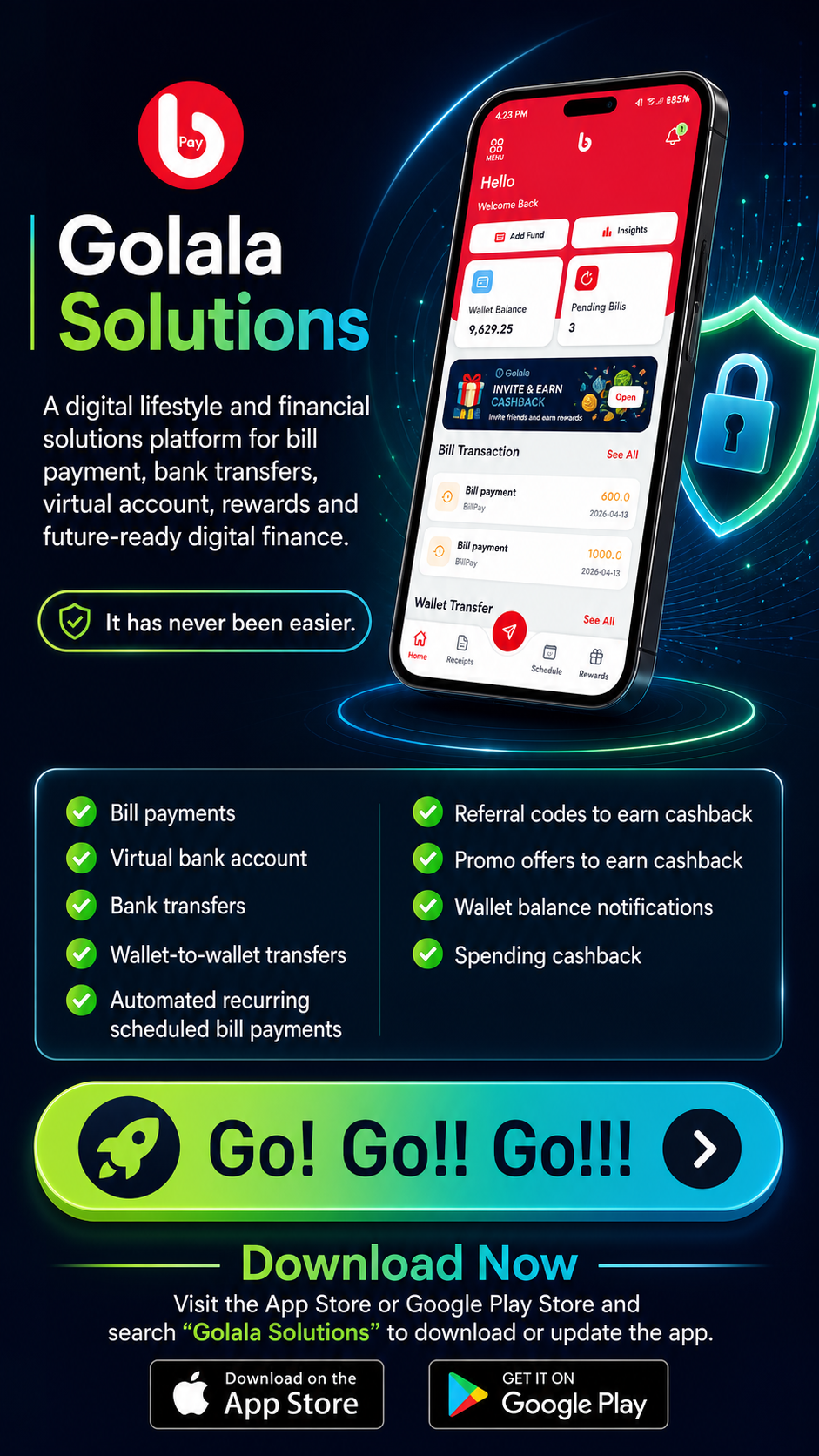 Golala Solutions App